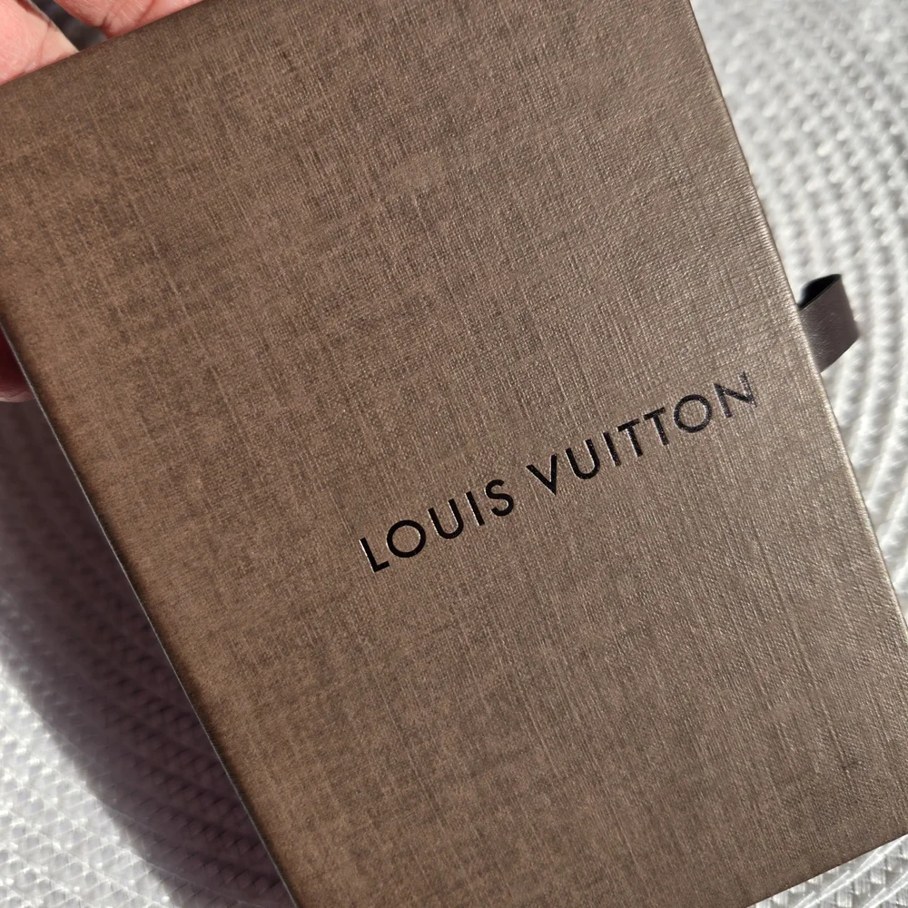 Louis Vuitton Brown and Gold Monogram Wallet with L.V dust bag & Box (BIN 005)
